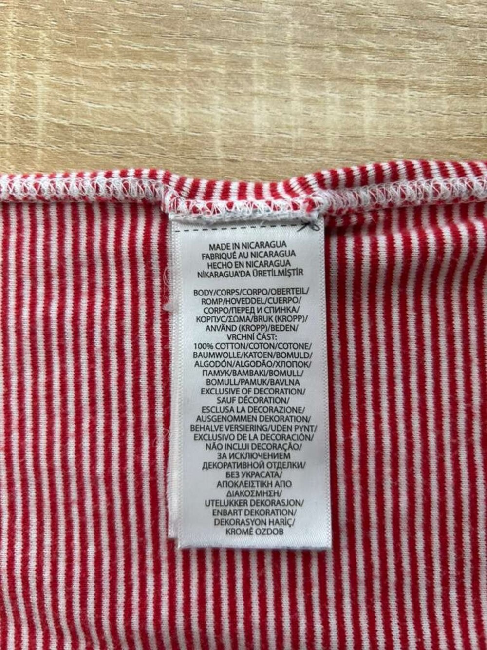 Polo Ralph Lauren Red & White Striped Tee Women Size Lotton Classic Logo Top - Picture 10 of 10